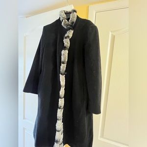 Winter coat comfortable and warm